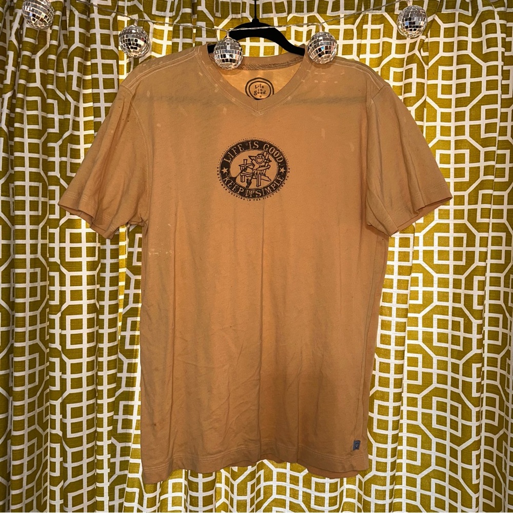Life is Good yellow T-Shirt